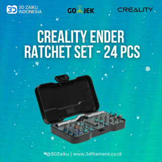 Original Creality Ender Ratchet Set Obeng Putar 24 Pcs Multi Purpose
